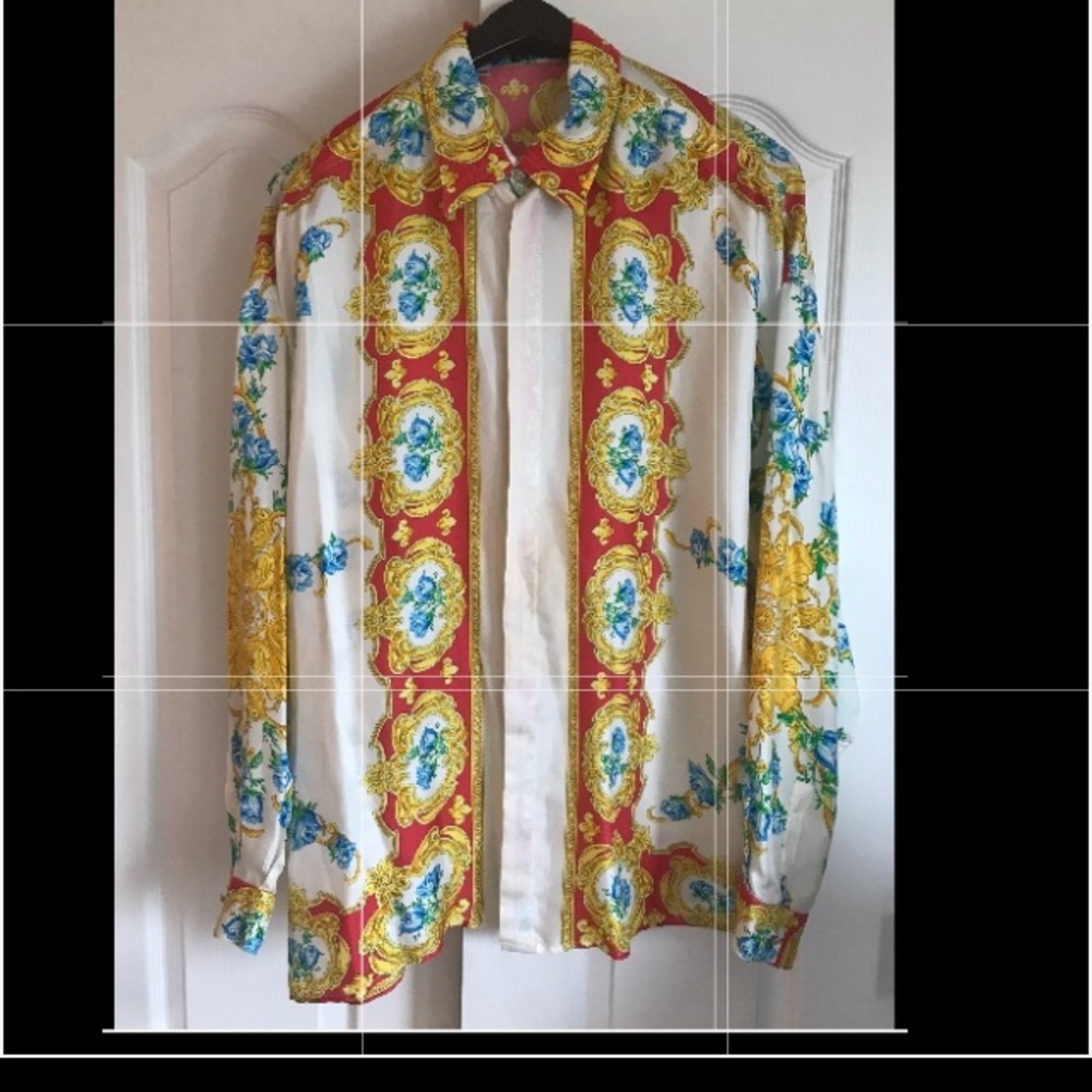 Versace Versus Italian Silk Shirt